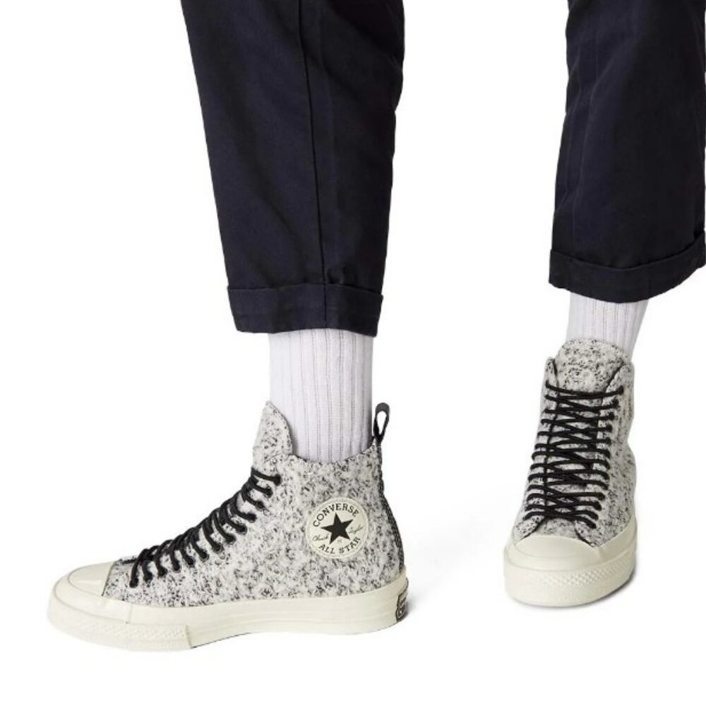Converse Chuck Taylor 70 Hi tops Boucle Wool Sneakers  Womens 7 Mens 5  New BNWT